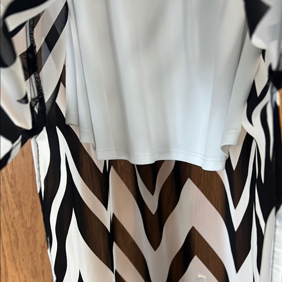 Candie’s Black and White Striped Dress - Picture 6 of 10